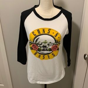 Guns n Roses revolver Baseball T. Women fit M
